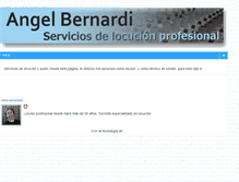 Tablet Screenshot of angelbernardi.com